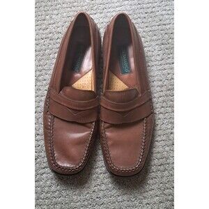 G.H. Bass Weejuns MENS 11  TAN“Percy” PENNY LOAFER ALL LEATHER NWOB HANDCRAFTED